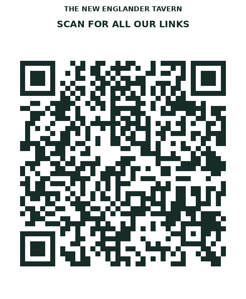 QR code for The New Englander Tavern Facebook page